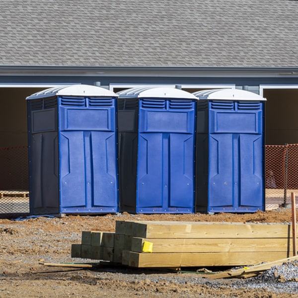 are there any restrictions on where i can place the porta potties during my rental period in Dillard OR